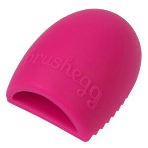 Brushegg Pop Brush egg Cleaning Make Up Washing Silicone Glove Scrubber Cosmetic
